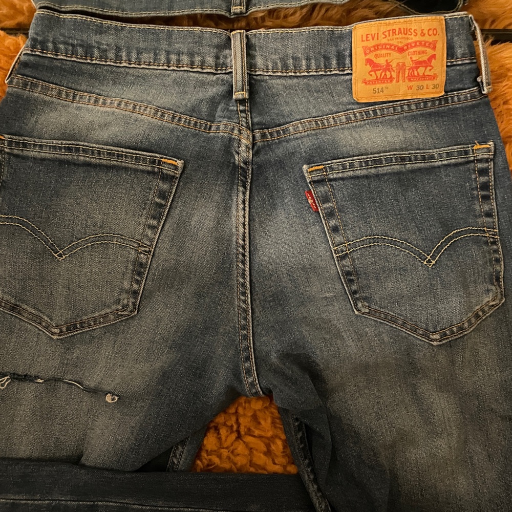 Vintage Low-rise Levi’s with Cut Under Back Pocket